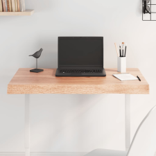 vidaXL világosbarna asztallap 80x60x(2-6) cm kezelt tömör élőszegélyes bútor