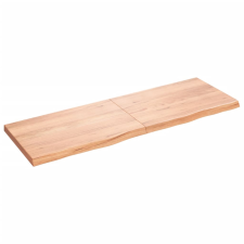 vidaXL világosbarna kezelt tömör tölgyfa asztallap180x60x6 cm (3156394) bútor