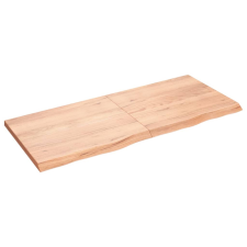 vidaXL világosbarna kezelt tömör tölgyfa asztallap 140x60x4 cm (3156381) bútor