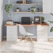 vidaXL Világosbarna kezelt tömör tölgyfa asztallap 180x40x6 cm bútor