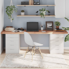 vidaXL világosbarna kezelt tömör tölgyfa asztallap 220x60x6 cm bútor