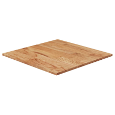 vidaXL világosbarna kezelt tömör tölgyfa négyzet asztallap 40x40x1,5cm bútor