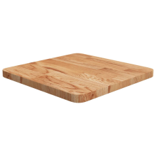 vidaXL világosbarna kezelt tömör tölgyfa négyzet asztallap 40x40x2,5cm bútor