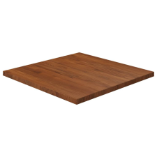 vidaXL világosbarna kezelt tömör tölgyfa négyzet asztallap 60x60x2,5cm bútor