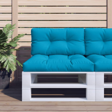 vidaXL világoskék szövet raklappárna 80 x 40 x 12 cm lakástextília