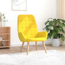 vidaXL világossárga szövet pihenőfotel (4102648) bútor