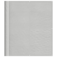 vidaXL világosszürke 100% oxford poliészter erkélyparaván 120 x 500 cm (4000016) kerti bútor
