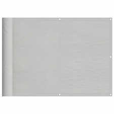 vidaXL világosszürke 100% oxford poliészter erkélyparaván 75 x 1000 cm (4000006) kerti bútor