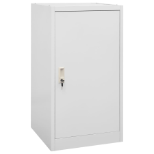 vidaXL világosszürke acél nyeregszekrény 53 x 53 x 105 cm bútor