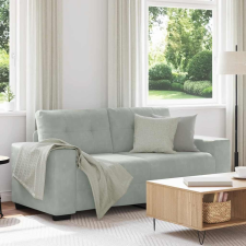 vidaXL világosszürke bársony loveseat kanapé 140 cm bútor