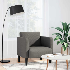 vidaXL Világosszürke kordbársony szövet kanapészék karfás szék 54 cm bútor
