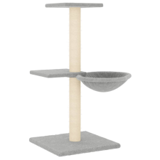 vidaXL világosszürke macskabútor szizál kaparófákkal 72 cm (171769) macskabútor