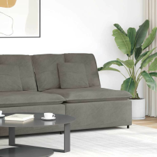vidaXL világosszürke moduláris kanapé középső modul párnákkal 100 cm bútor