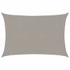vidaXL világosszürke négyszögletű HDPE napvitorla 160 g/m² 3x4,5 m