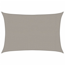 vidaXL világosszürke négyszögletű HDPE napvitorla 160 g/m² 3x4,5 m kerti bútor