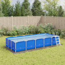 vidaXL világosszürke poliészter geotextília medencealátét 550 x 280 cm medence kiegészítő