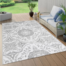 vidaXL világosszürke PP kültéri szőnyeg 140x200 cm lakástextília