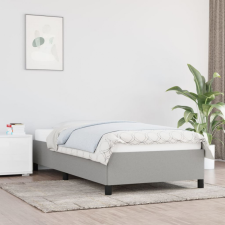 vidaXL Világosszürke szövet ágykeret 100x200 cm ágy és ágykellék