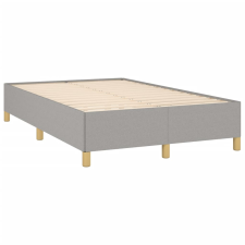 vidaXL világosszürke szövet ágykeret 120 x 190 cm (3269638) ágy és ágykellék
