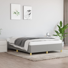vidaXL világosszürke szövet ágykeret 140x200 cm ágy és ágykellék