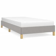vidaXL világosszürke szövet ágykeret 90 x 200 cm (346786) ágy és ágykellék