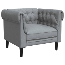 vidaXL világosszürke szövet Chesterfield kanapé (372538) bútor