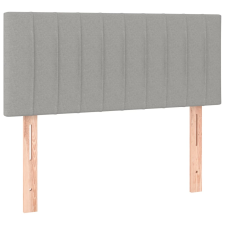 vidaXL világosszürke szövet fejtámla 100x5x78/88 cm (346228) ágy és ágykellék