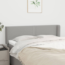 vidaXL világosszürke szövet fejtámla 147x16x78/88 cm ágy és ágykellék