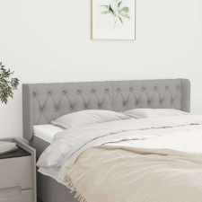 vidaXL világosszürke szövet fejtámla 147x16x78/88 cm ágy és ágykellék