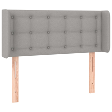 vidaXL világosszürke szövet fejtámla 93x16x78/88 cm (3119184) ágy és ágykellék