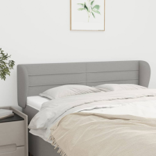 vidaXL világosszürke szövet fejtámla szárnyakkal 147x23x78/88 cm ágy és ágykellék
