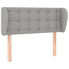 vidaXL világosszürke szövet fejtámla szárnyakkal 83x23x78/88 cm (3117552) ágy és ágykellék