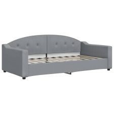 vidaXL világosszürke szövet kanapéágy 90 x 190 cm (354193) ágy és ágykellék