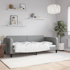 vidaXL világosszürke szövet kanapéágy keret 90 x 200 cm bútor