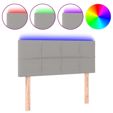 vidaXL világosszürke szövet LED-es fejtámla 90x5x78/88 cm (3121594) ágy és ágykellék