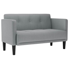 vidaXL világosszürke szövet loveseat kanapé 111 cm (4100560) bútor