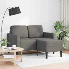 vidaXL világosszürke vászon 2 üléses kanapé L-alakú kanapéval 125 cm bútor