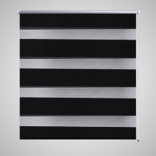 vidaXL Zebra roló 40 x 100 cm Fekete lakástextília