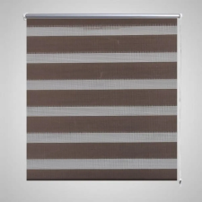vidaXL Zebra roló 77 x 175 cm Kávé redőny
