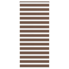 vidaXL zebrafüggönnyel barna szövetszélesség 110,9 cm poliészter lakástextília