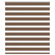 vidaXL zebrafüggönnyel barna szövetszélesség 120,9 cm poliészter lakástextília