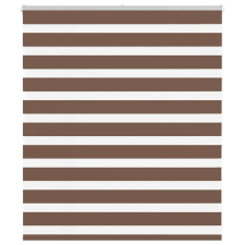 vidaXL zebrafüggönnyel barna szövetszélesség 130,9 cm poliészter lakástextília