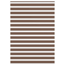 vidaXL zebrafüggönnyel barna szövetszélesség 150,9 cm poliészter lakástextília