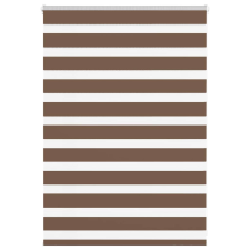 vidaXL zebrafüggönnyel barna szövetszélesség 90,9 cm poliészter lakástextília