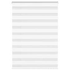 vidaXL zebrafüggönnyel fehér szövetszélesség 105,9 cm poliészter lakástextília