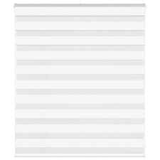 vidaXL zebrafüggönnyel fehér szövetszélesség 115,9 cm poliészter lakástextília
