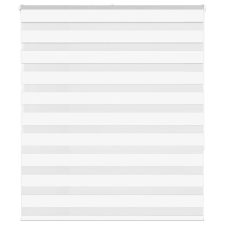 vidaXL zebrafüggönnyel fehér szövetszélesség 130,9 cm poliészter lakástextília