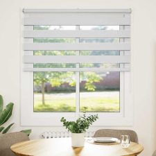 vidaXL zebrafüggönnyel fehér szövetszélesség 130,9 cm poliészter (4014762) lakástextília