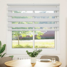 vidaXL zebrafüggönnyel fehér szövetszélesség 135,9 cm poliészter (4014763) lakástextília
