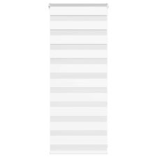 vidaXL zebrafüggönnyel fehér szövetszélesség 50,9 cm poliészter lakástextília